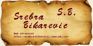 Srebra Bikarević vizit kartica